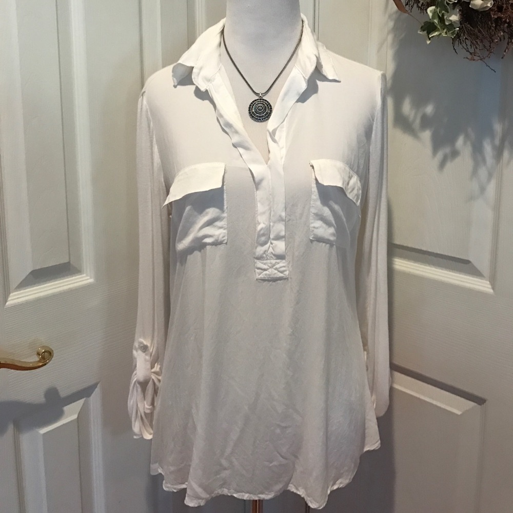 Olivia moon white tunic